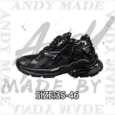 💰(€63=520CNY) B*alenciaga Runner Destruction Style Handmade Old Retro Daddy Shoes Item ID:30004463