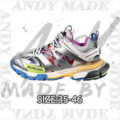 💰(€54=440CNY) Track Sneaker B*alenciaga III Outdoor Concept Retro Daddy Sneakers Item ID:30004408