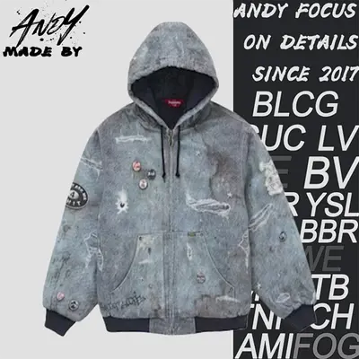 💰(€62=510CNY)HJR co-branded hooded down jacket with logo pattern Item ID:10003113