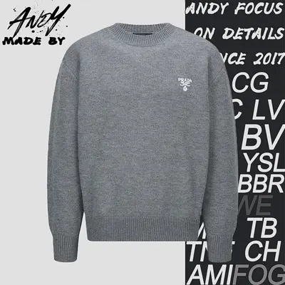 💰(€35=290CNY)Embroidered logo wool knit pullover Item ID:10003863-S