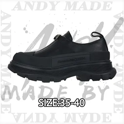 💰(€51=420CNY) platform shoes with thick sole and height-enhancing leather zipper Item ID:30006380