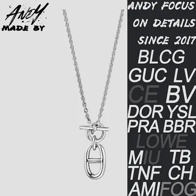 💰(€43=350CNY)Collarbone Necklace, Silver, 925 Sterling Silver, Men's Item ID:50007372