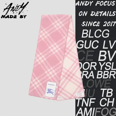 💰(€40=330CNY)B*urberry pink scarf Item ID:60008708
