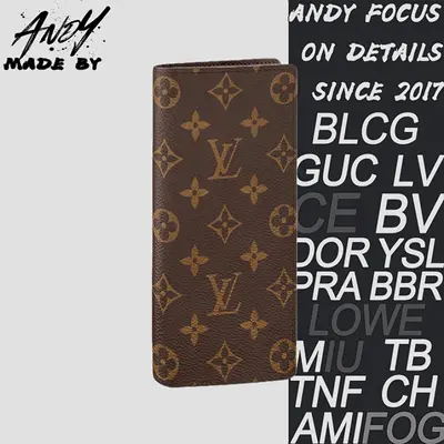 💰(€55=450CNY)L*v black monogram long wallet Item ID:40007006