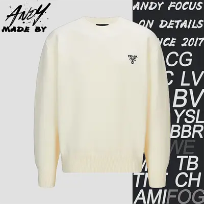 💰(€35=290CNY)Embroidered logo wool knit pullover Item ID:10001591-S