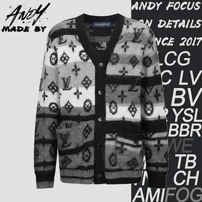 💰(€42=350CNY)Mohair knit jacquard cardigan Item ID:10007913-S
