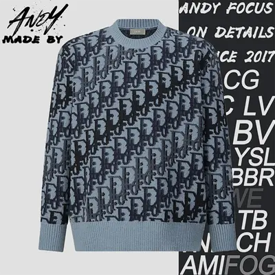 💰(€38=310CNY)Jacquard monogram print knit pullover Item ID:10006849-S