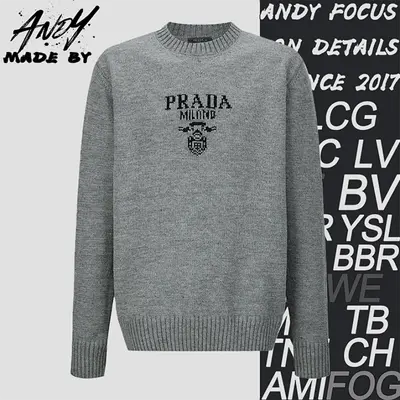 💰(€38=310CNY)Jacquard logo knit pullover Item ID:10001112-S