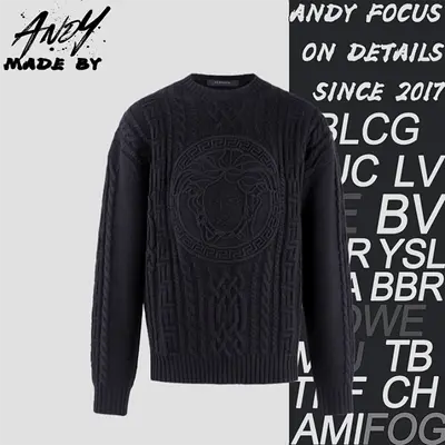 💰(€49=400CNY)25SS Crew Neck Pullover Long Sleeve Jacquard Embroidered Sweater Item ID:10004611-Z