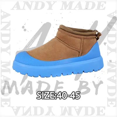 💰(€46=380CNY)Second generation mid-calf series, blue 4cm thick sole Item ID:30006435