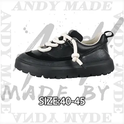 💰(€46=380CNY)Second generation series, black with 4cm thick sole Item ID:30000117