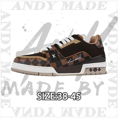 💰(€45=530CNY) L*V Trainer Skateboard Shoes New Colorway Item ID:30002105