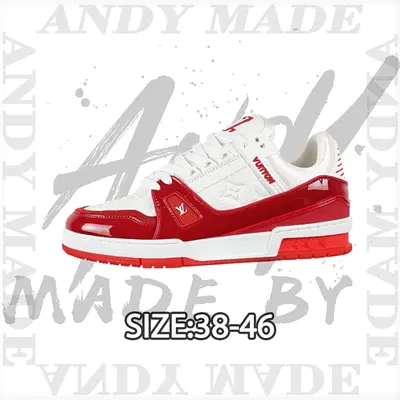 💰(€45=530CNY) L*V Trainer Skateboard Shoes New Colorway Item ID:30001203