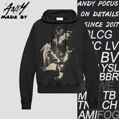 💰(€38=310CNY)OW St. Matthew Martyrdom Print Hood Item ID:10001363