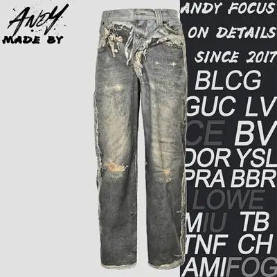 💰(€45=370CNY)Disruptive Illusion Printed Jeans Item ID:20001473