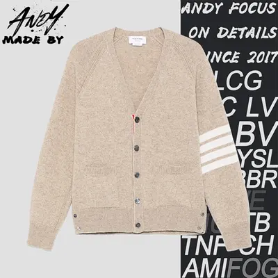 💰(€51=420CNY)TB K32 Khaki Four-Bar Cardigan Jacket Item ID:10002779