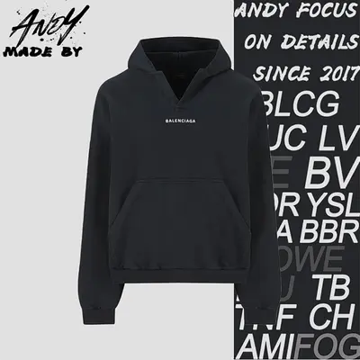 💰(€41=340CNY)V-neck hooded sweatshirt (smaller front, larger back) Item ID:10002339