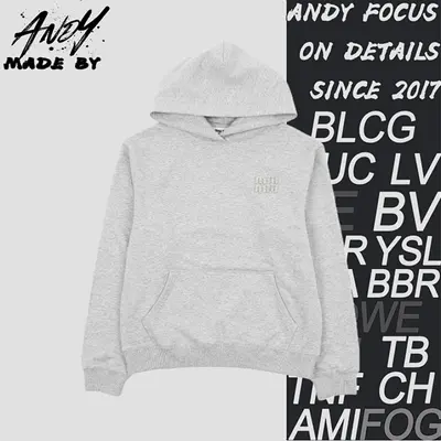 💰(€37=310CNY)Heather gray cropped hooded sweatshirt Item ID:10000053