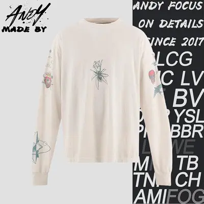 💰(€30=250CNY)TATOO Tattoo Print Long Sleeve Item ID:10000506