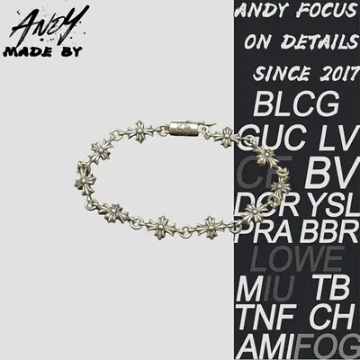 💰(€39=320CNY)CH Cross Flower Bracelet Item ID:50004117