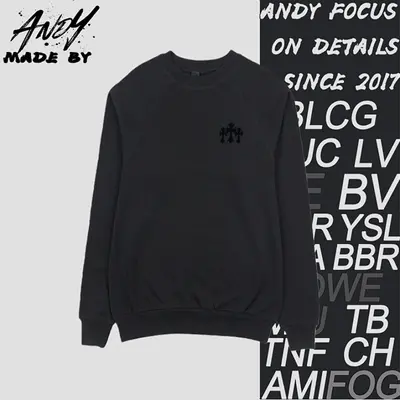 💰(€38=310CNY)Cross-shaped flocked sweatshirt Item ID:10000020