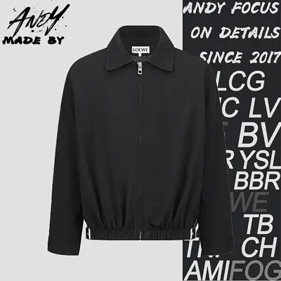 💰(€44=360CNY)Leather-Label Elastic Waist Work Jacket Item ID:10009467-S