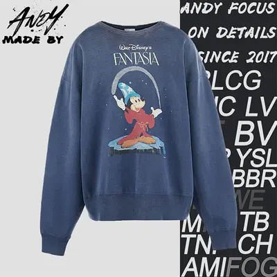 💰(€41=340CNY)S*M Printed Crew Neck Sweatshirt Item ID:10005119