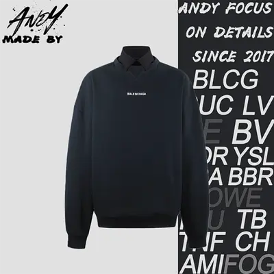 💰(260CNY)BLCG25SS Shirt Collar Embroidered Drop Shoulder Long Sleeve Sweatshirt Item ID:10004263-Z