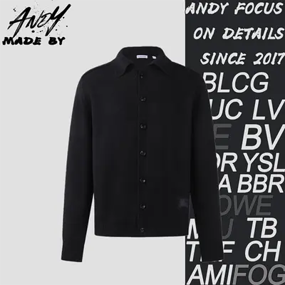 💰(320CNY)25SS Collared Elbow Patch Cashmere Cardigan Item ID:10006457-Z