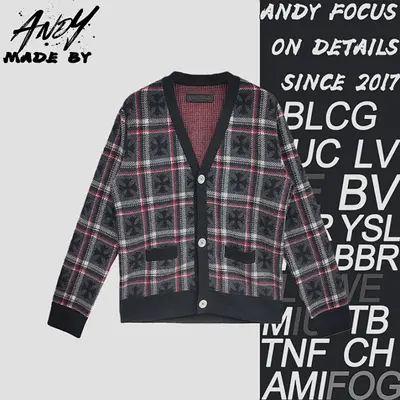 💰(360CNY)CH plaid cross-stitch cardigan jacket Item ID:10008166