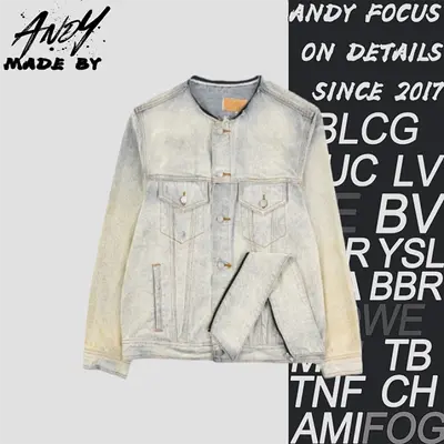 💰(330CNY)Denim jacket with detachable collar Item ID:10001608