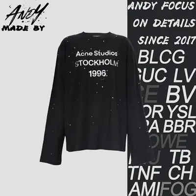 💰(240CNY)As 1996 Mirror Letter Rhinestone Long Sleeve Item ID:10004909