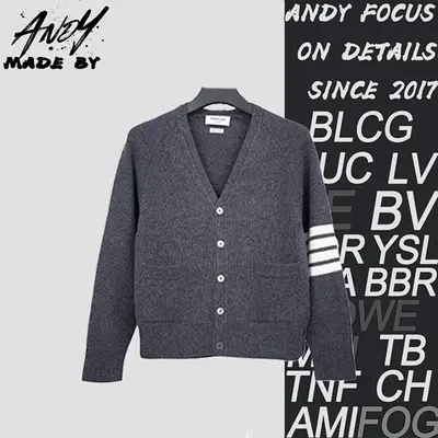 💰(440CNY)TB K53 Four-stripe Wool Crew Neck Sweater - Elegant Gray Item ID:10007984