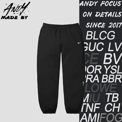 💰(350CNY) Sup × Nk Collaboration Embroidered Swoosh Pants Item ID:20006452