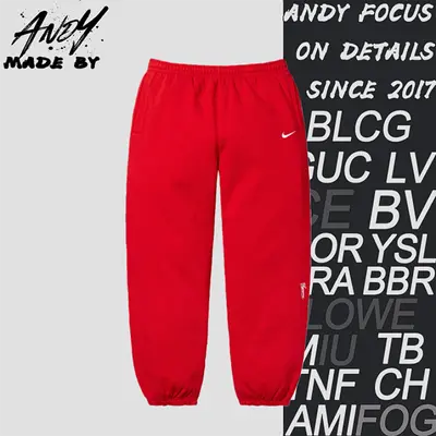💰(350CNY) Sup × Nk Collaboration Embroidered Swoosh Pants Item ID:20005686