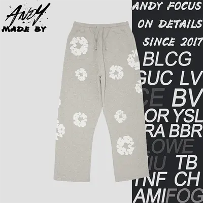 💰(340CNY) Denim *Tears 25Fw Cotton Foam Printed Pants Item ID:20003368