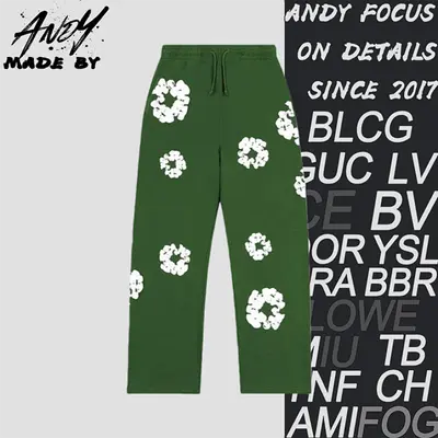 💰(340CNY) Denim *Tears 25Fw Cotton Foam Printed Pants Item ID:20005661