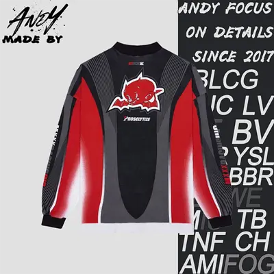 💰(280CNY) 25Fw Little Devil Angel Racing Car Print Long Sleeve Item ID:10000411