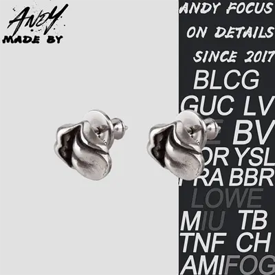 💰(245CNY)Rolling Stone Tongue Earring Item ID:50009271-Y