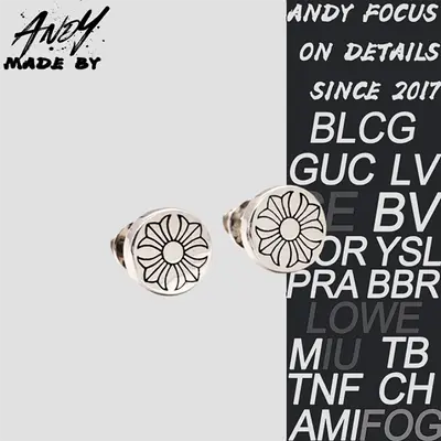 💰(245CNY)Round cross pattern earrings Item ID:50006934-Y
