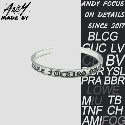 💰(255CNY)Ancient Chinese characters, open-mouth couple bracelet, adjustable 50001781-Y