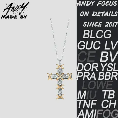 💰(225CNY)Cross Cross Necklace50009474-Y