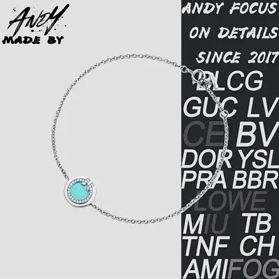 💰(280CNY)Heart-shaped pendant necklace with interlocking rings and thick chain. Item ID:50005075-Y