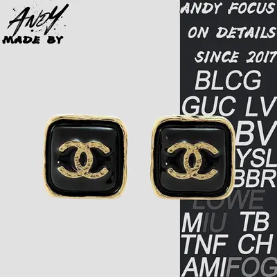 💰(230CNY)New black square earrings Item ID:50007986-Y