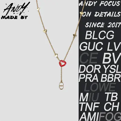 💰(230CNY) Heart Necklace Item ID:50000636-Y