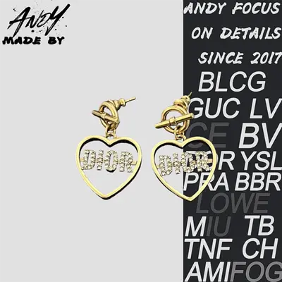 💰(225CNY) Heart-shaped dangling earrings Item ID:50006025-Y