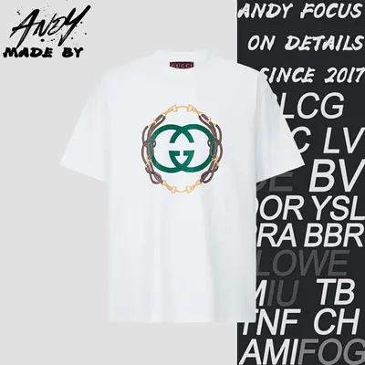 💰(200CNY) New Year Print Double G Short-Sleeve T-Shirt Item ID:10005445-S