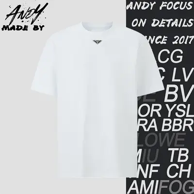 💰(200CNY) New Triangle Neckline Steel Logo Short-Sleeve T-Shirt Item ID:10006000-S