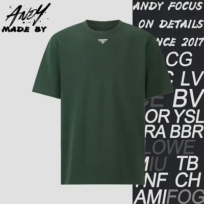 💰(200CNY) New Triangle Neckline Steel Logo Short-Sleeve T-Shirt Item ID:10002677-S