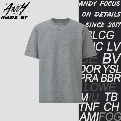 💰(200CNY) New Triangle Neckline Steel Logo Short-Sleeve T-Shirt Item ID:10007078-S